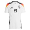 Officiële Voetbalshirt Duitsland Gundogan 21 Thuis EK 2024 - Heren